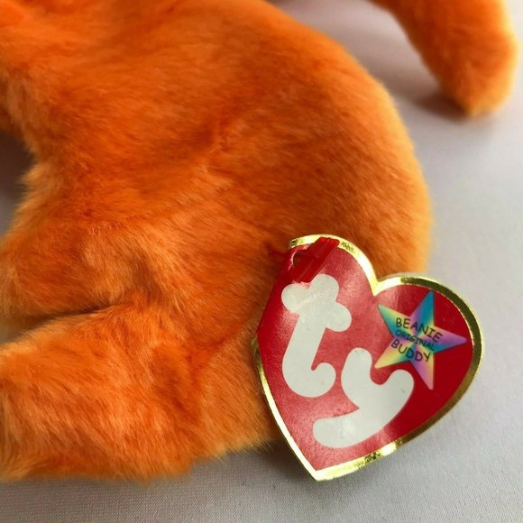 Ty Beanie Baby Orange Crab "Digger" Tag Attached - Picture 9 of 9
